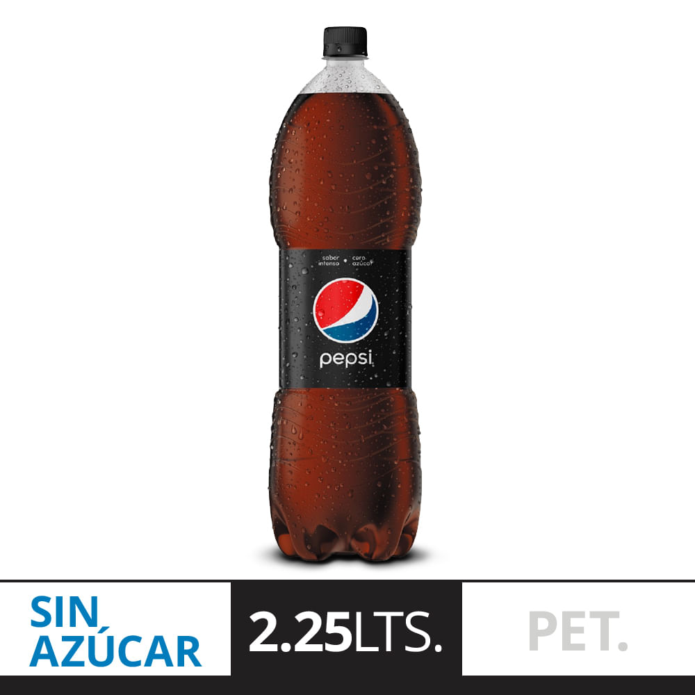 Gaseosa Cola Pepsi Black 2 25 Lts Dia Online
